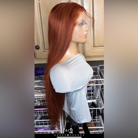Lot 0942 ❤️NEW ❤️100% Human Hair HD Lace Front Wig 30” - Picture 6 of 13